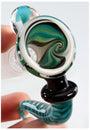 Black Leaf Glaskunstkopf "Punkte" - NS 14,4er - viele Designs - dein-Onlineheadshop.de