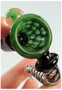 Black Leaf Glaskunstkopf "Punkte" - NS 18,8er - viele Designs - dein-Onlineheadshop.de