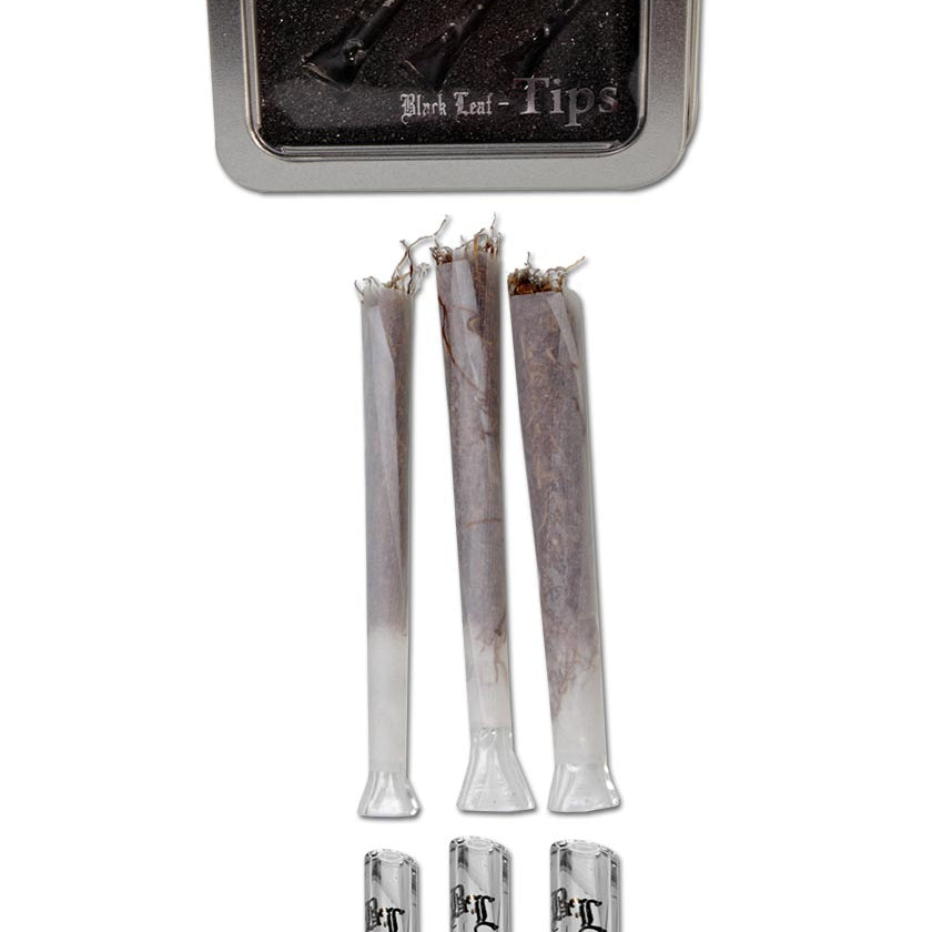 Black Leaf Glastips - 3 Tips in verschiedenen Ausführungen - dein-Onlineheadshop.de
