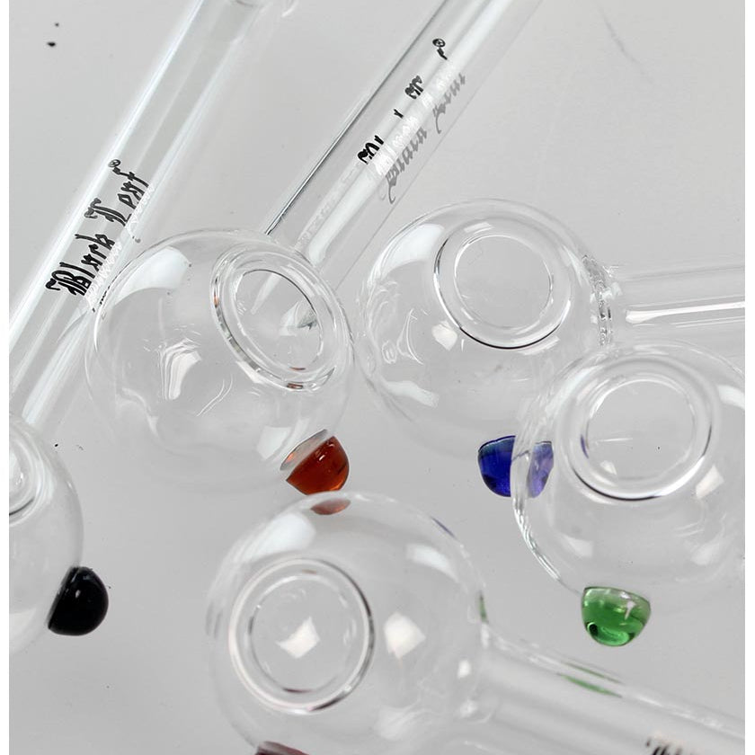 Black Leaf Ölpfeife - gerade Handpfeife aus Glas - verschiedene Farben - dein-Onlineheadshop.de