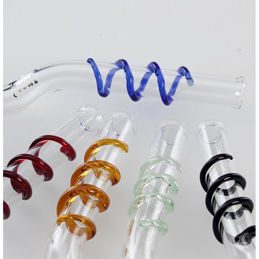 Black Leaf Ölpfeife "Spirale" - Handpfeife aus Glas - verschiedene Farben - dein-Onlineheadshop.de