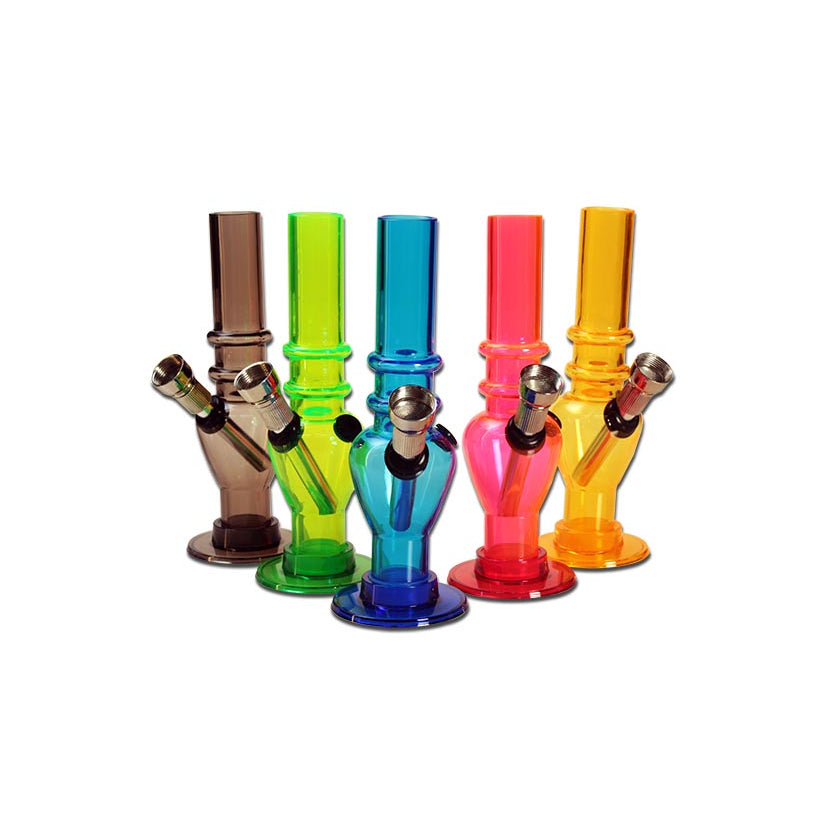 Black Leaf Mini Acrylbongs Neon farbig - Höhe 160mm - dein-Onlineheadshop.de