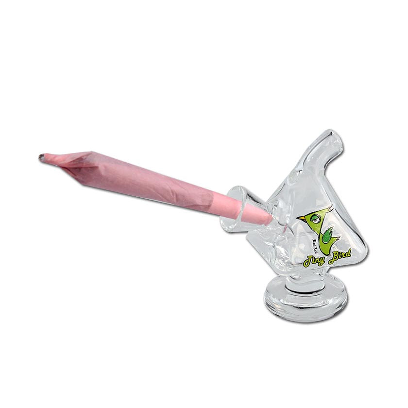Black Leaf Handpfeife "Tiny Bird" Pyramide One Hit Bubbler - dein-Onlineheadshop.de