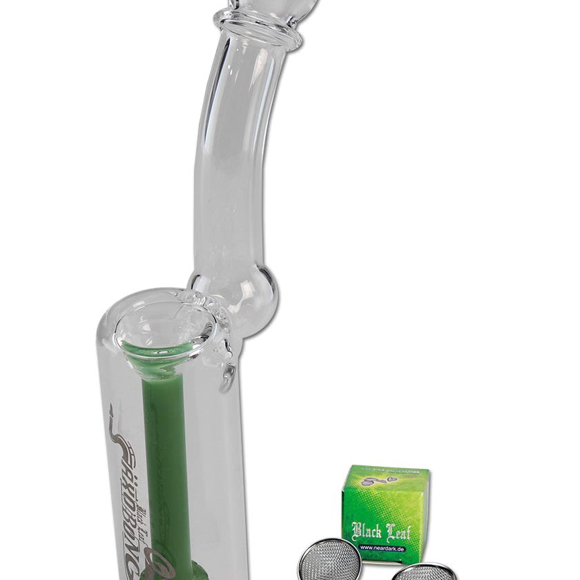 Black Leaf Handpfeife "Saxobong" mit Duschkopfperko Höhe 190mm - dein-Onlineheadshop.de