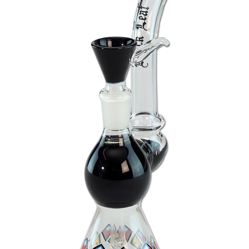 Glasbong mit Diffusor ohne Kickloch, Höhe 19cm