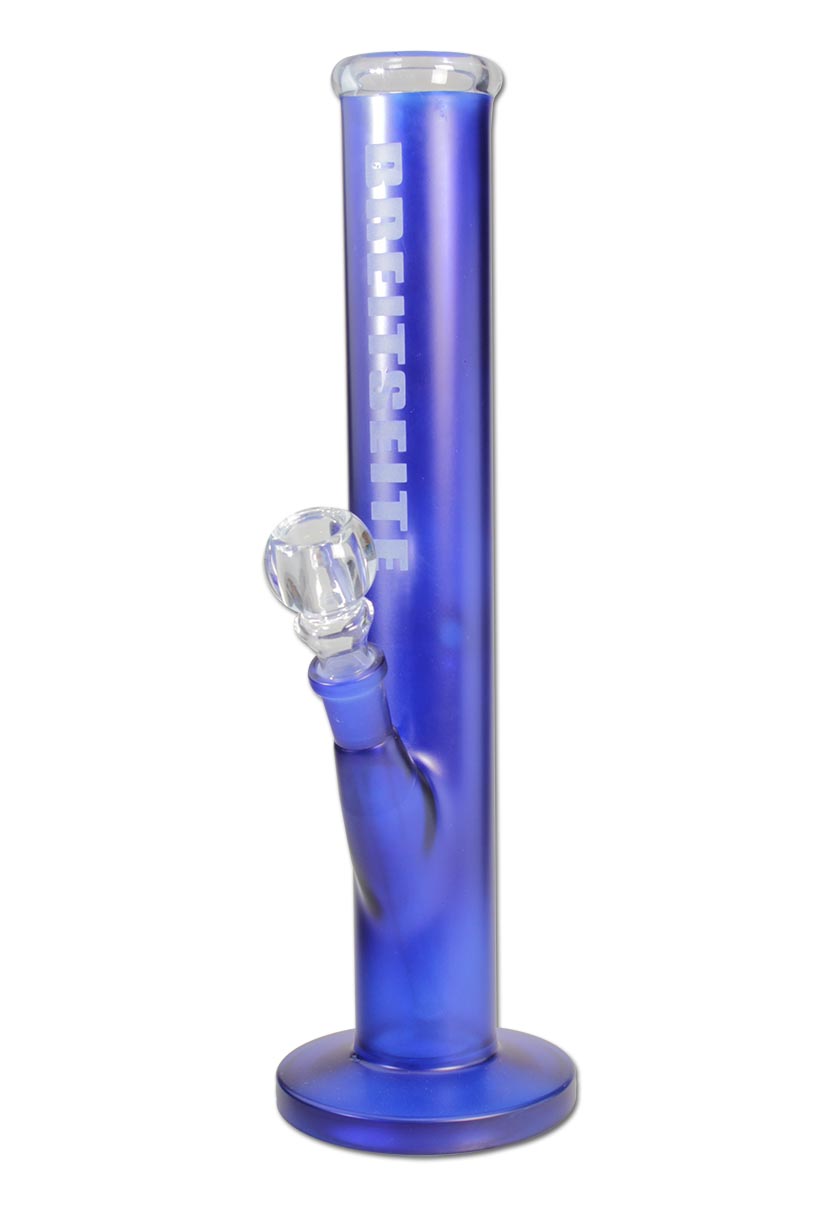 Breitseite Zylinderbong - Glasbong - Höhe 355m - verschiedenen Farben - dein-Onlineheadshop.de