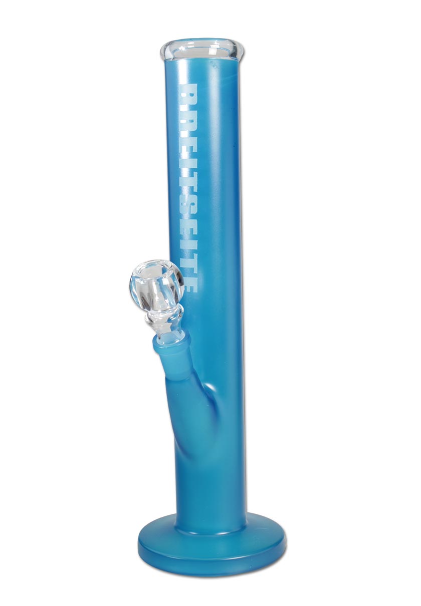 Breitseite Zylinderbong - Glasbong - Höhe 355m - verschiedenen Farben - dein-Onlineheadshop.de