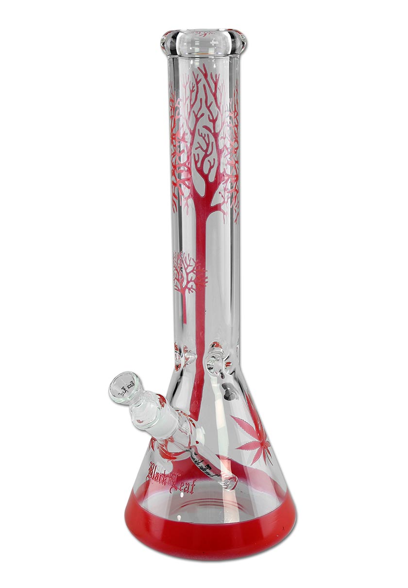 Black Leaf "Baum" Kolbenbong Eisbong - Höhe 395mm - viele Farben - dein-Onlineheadshop.de