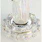 Blaze Glass "Gear" Eisbong - Regenbogen / Metalliceffekt - Höhe 455mm - dein-Onlineheadshop.de