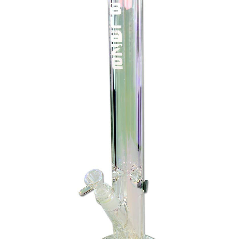 Blaze Glass "Gear" Eisbong - Regenbogen / Metalliceffekt - Höhe 455mm - dein-Onlineheadshop.de