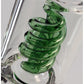 Black Leaf BL "Leaves" Eisbong mit Spirale - Höhe 445mm - klar/grün - dein-Onlineheadshop.de