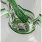 Black Leaf BL "Leaves" Eisbong mit Spirale - Höhe 445mm - klar/grün - dein-Onlineheadshop.de