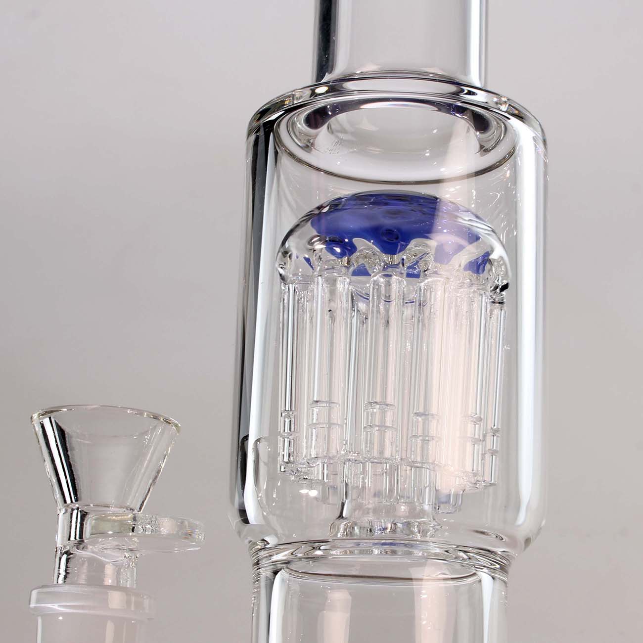 "Black Leaf" BL Glasbong Trommel & Baumperkolator - Höhe 450mm - dein-Onlineheadshop.de