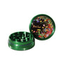 Black Leaf - 2 tlg. Aluminium-Grinder in Ø 50mm - viele Motive - dein-Onlineheadshop.de