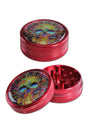 Black Leaf - 2 tlg. Aluminium-Grinder in Ø 50mm - viele Motive - dein-Onlineheadshop.de