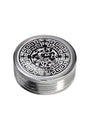 Black Leaf - 2 tlg. Aluminium-Grinder in Ø 50mm - viele Motive - dein-Onlineheadshop.de