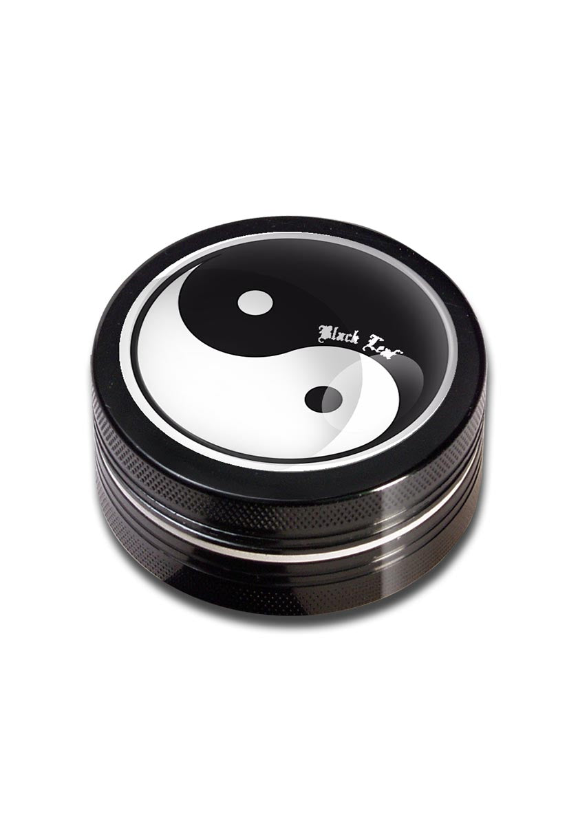 Black Leaf - 2 tlg. Aluminium-Grinder in Ø 50mm - viele Motive