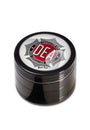 Black Leaf - 4-tlg. Aluminium-Grinder - viele Designs - Ø 50mm - dein-Onlineheadshop.de