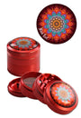Black Leaf 'Mandala' Alu-Grinder 4-tlg. viele Farben - Ø 50mm - dein-Onlineheadshop.de
