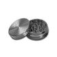 Black Leaf Aluminium-Grinder, 2tlg. Durchmesser 40mm , Farbe Grau
