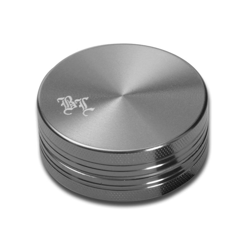 Black Leaf Alu-Mühle - 2-tlg. anodisiert Ø 40m inkl. Geschenkdose - dein-Onlineheadshop.de