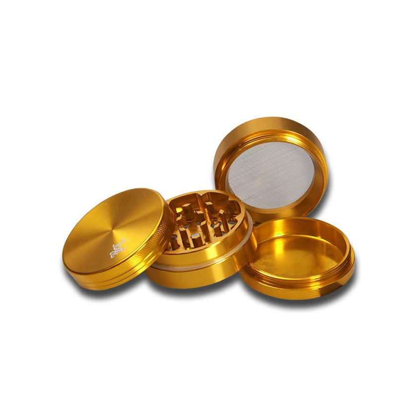 Black Leaf Alu-Mühle 4-tlg. magnetisch - viele Farben Ø 50mm - dein-Onlineheadshop.de