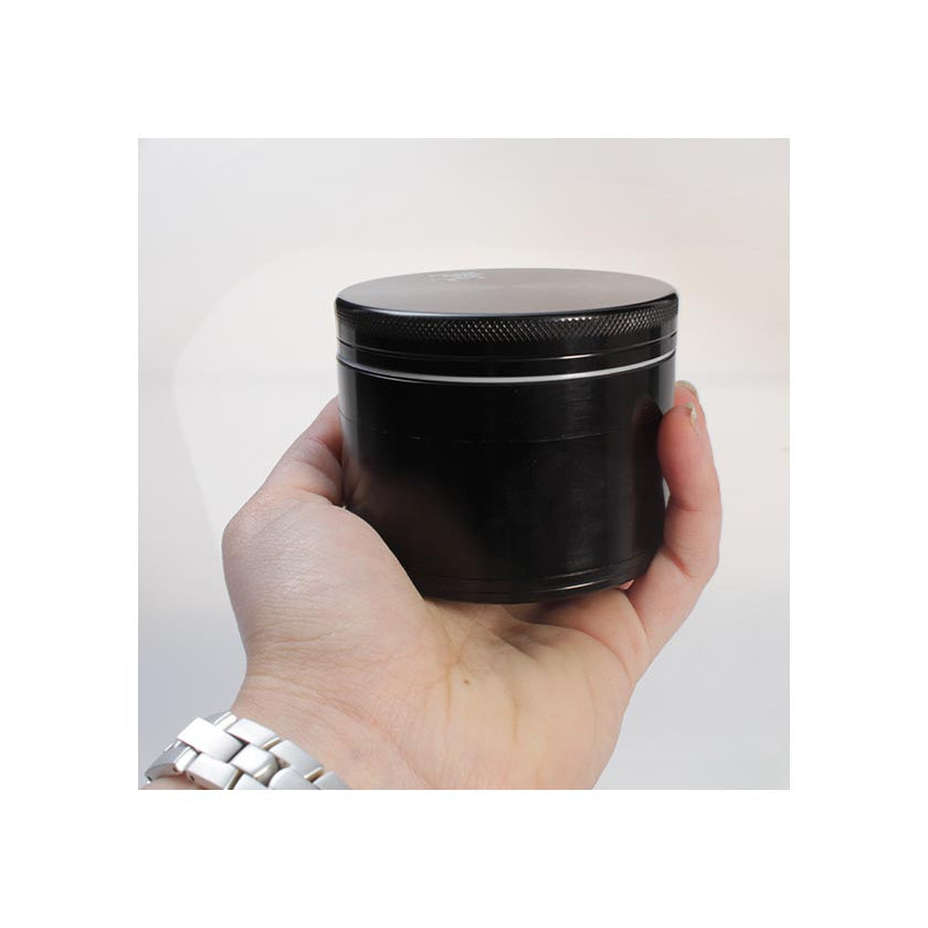 Black Leaf, 4 Teiliger Aluminium-Grinder, Durchmesser 75mm, vers. Farben