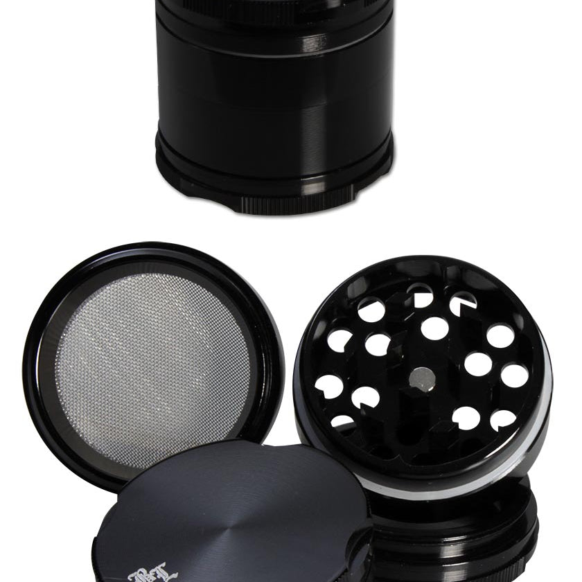Black Leaf Aluminiumgrinder "New Edge" - 4-tlg. Ø 38 mm - dein-Onlineheadshop.de