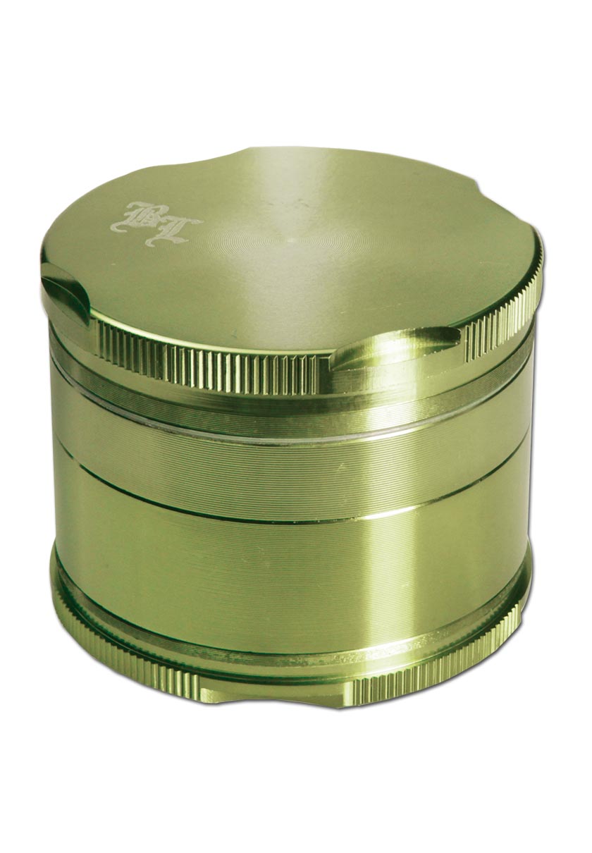 Black Leaf "New Edge" 4-tlg. Aluminium-Grinder Ø 50mm - viele Farben - dein-Onlineheadshop.de