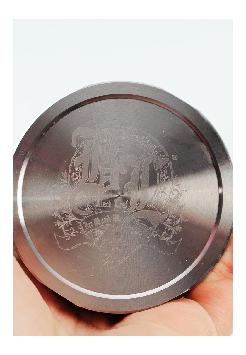 Black Leaf Edelstahl Deluxe Grinder 3-tlg. - 2 Größen - dein-Onlineheadshop.de