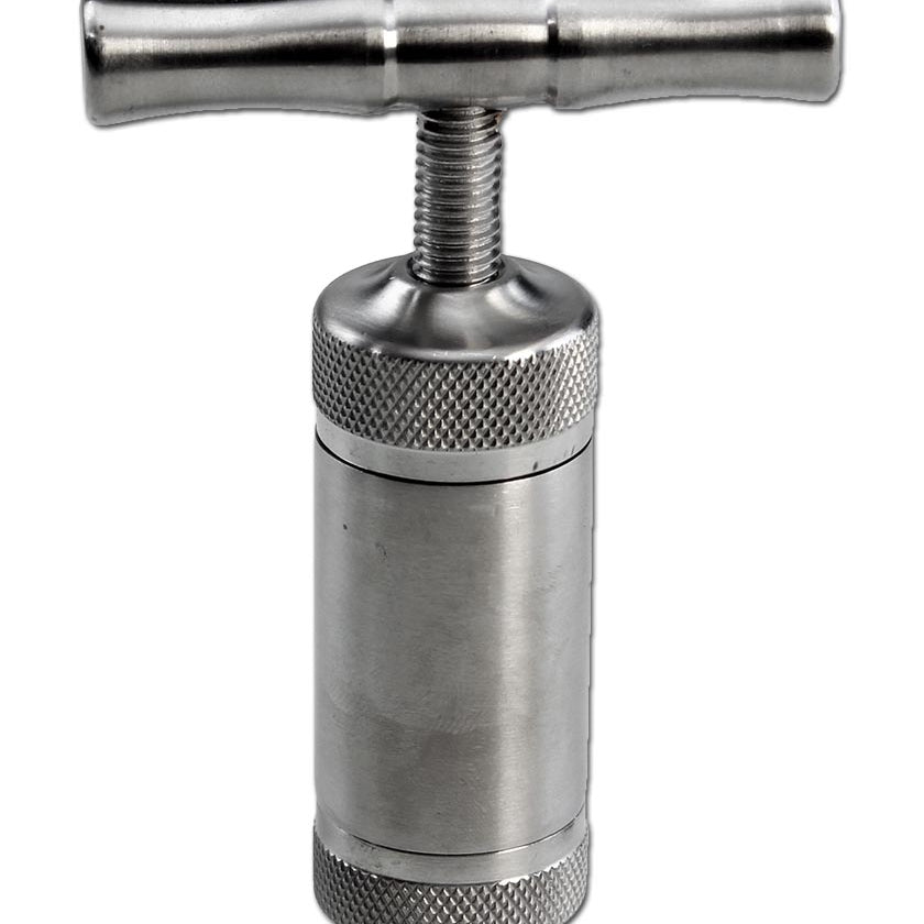 Black Leaf T-Press Pollenpresse Edelstahl in 3 Größen - dein-Onlineheadshop.de