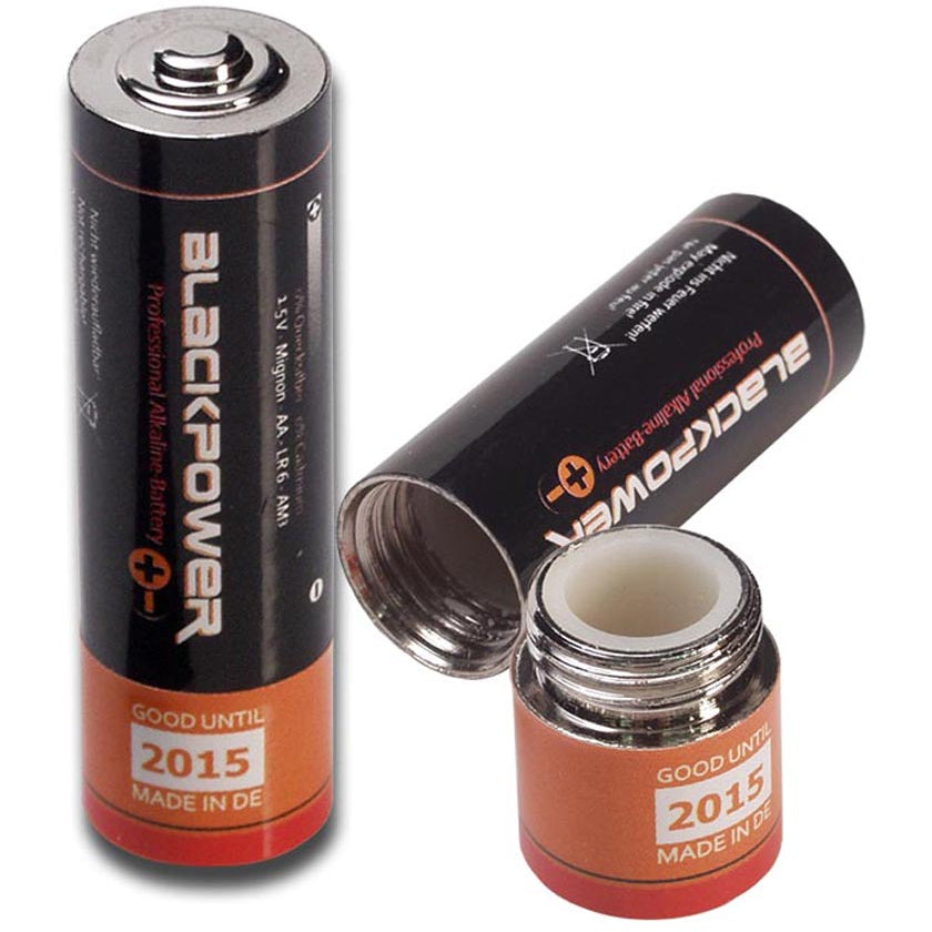 Batterieattrappe, Versteckdose Batterie Typ AA