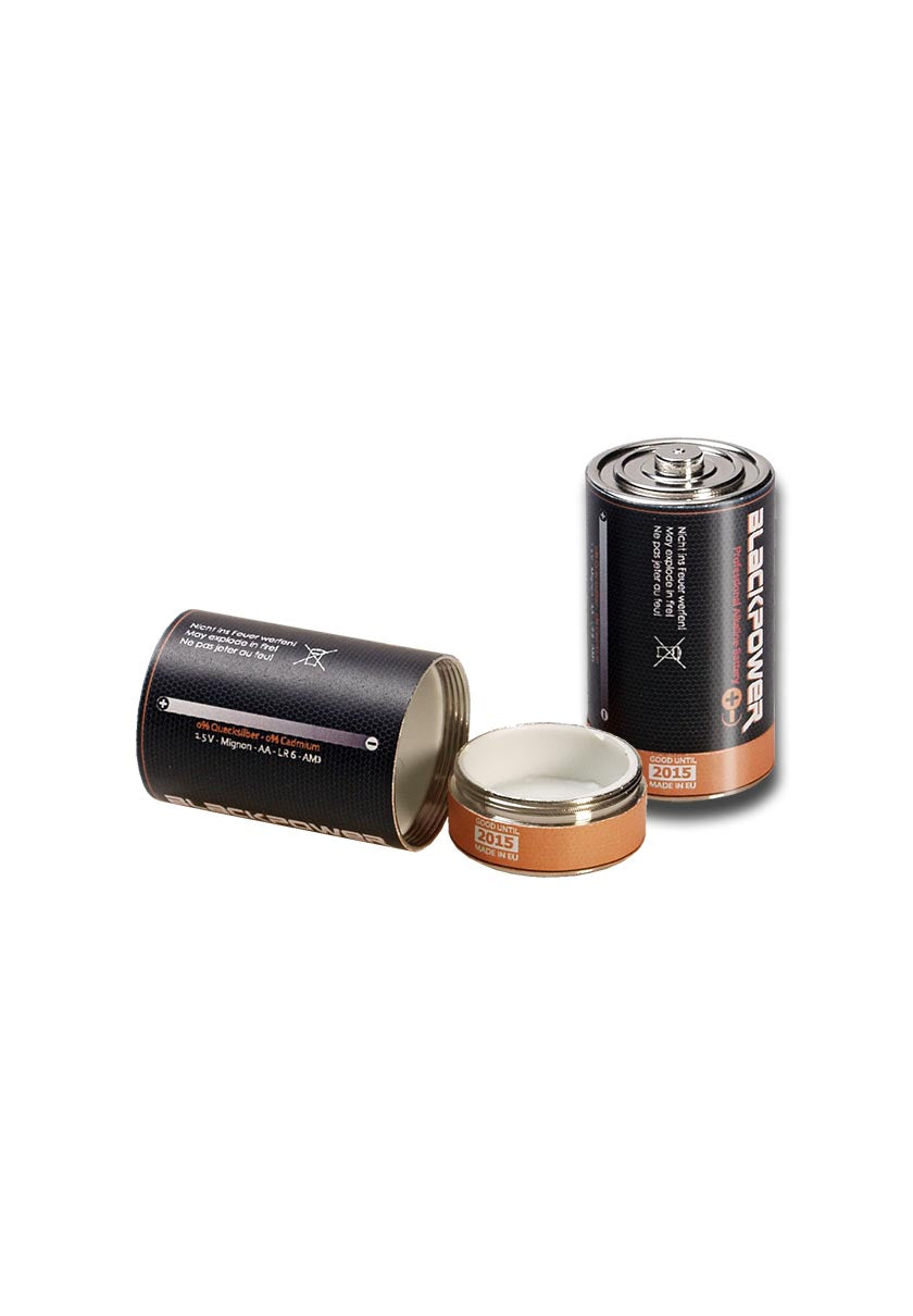 Batterieattrappe, Versteckdose Batterie Typ D