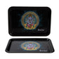 Black Leaf Rolling Tray - 175x125mm aus Kunststoff - viele Designs - dein-Onlineheadshop.de