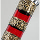 Black Leaf - handbemalte Kolbenbong - Eisbong - Höhe 320mm - viele Designs - dein-Onlineheadshop.de