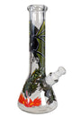 Black Leaf - handbemalte Kolbenbong - Eisbong - Höhe 320mm - viele Designs - dein-Onlineheadshop.de