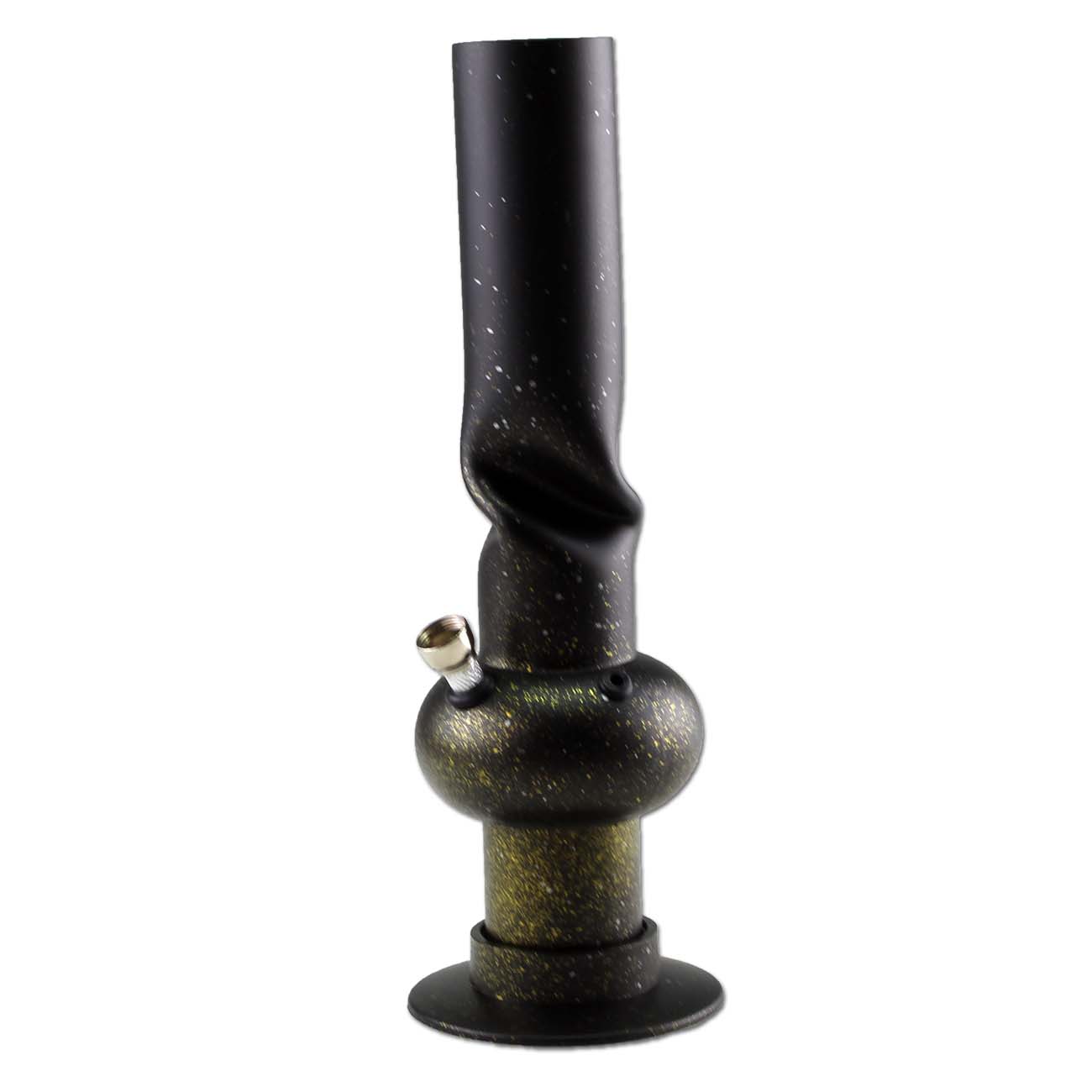 Black Leaf Acrylbong mit Twist & Antirutschfuß - Höhe 305mm - dein-Onlineheadshop.de