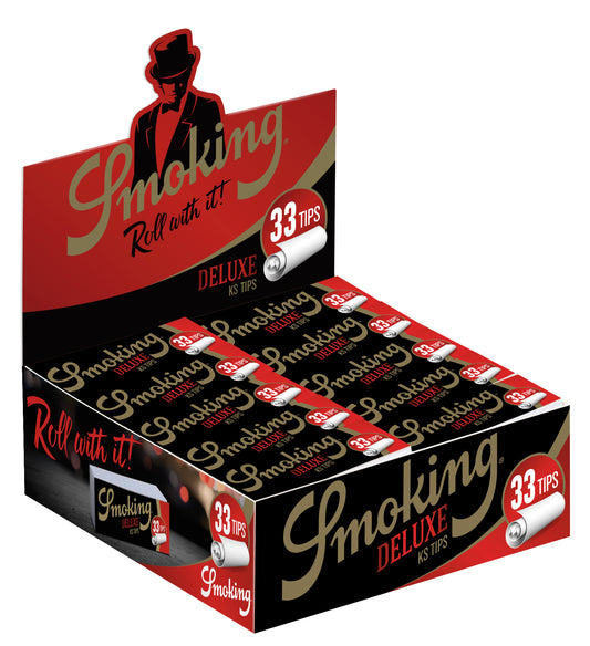 Smoking King Size Deluxe Tips - Black 50er Box