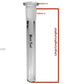 Black Leaf Bong-Chillum - Schlitzdiffusorchillum - NS19/14 Insidecut - dein-Onlineheadshop.de