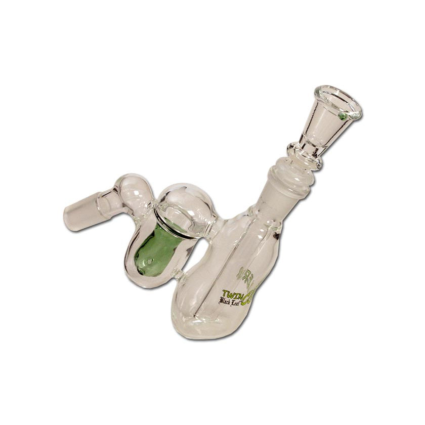 Black Leaf Vorkühler mit Doppelkammer & Perkolator, Schliff 14,4 & 18,8er