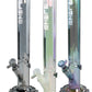 Blaze Glass "Gear" Eisbong - Regenbogen / Metalliceffekt - Höhe 455mm - dein-Onlineheadshop.de