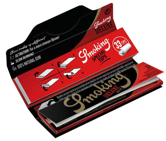 Smoking Paper "Deluxe" - KingSize Drehpapier - mit Filtertips