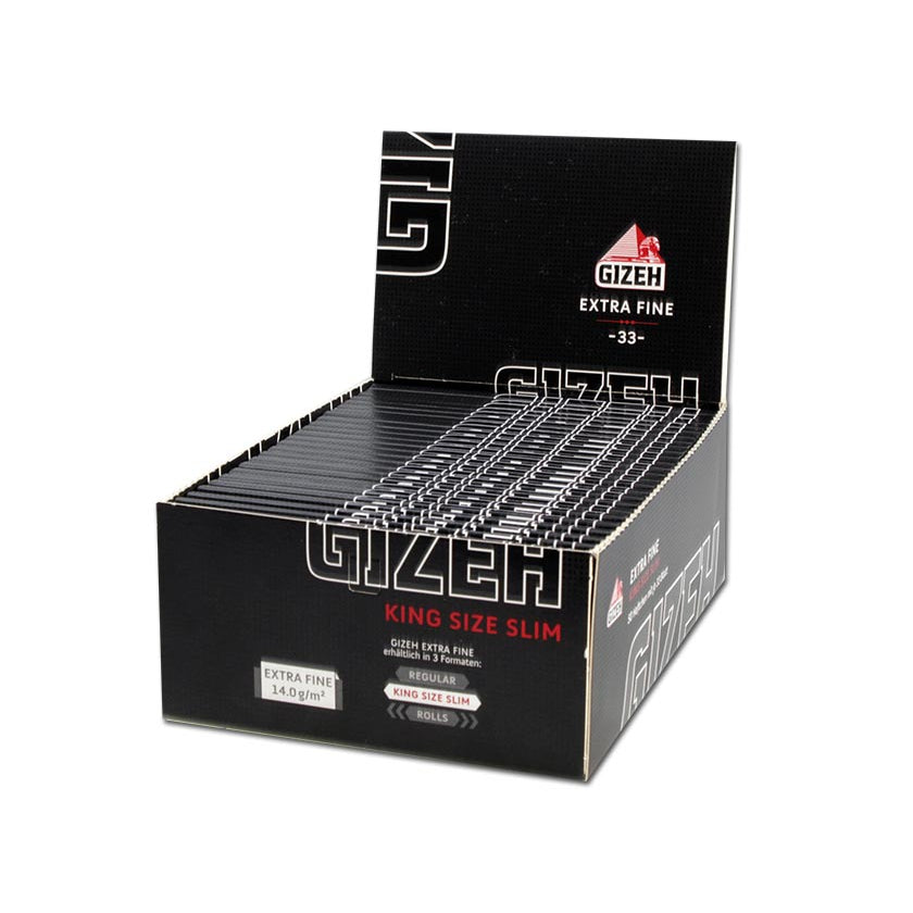 GIZEH Black King Size Slim Longpapers - dein-Onlineheadshop.de